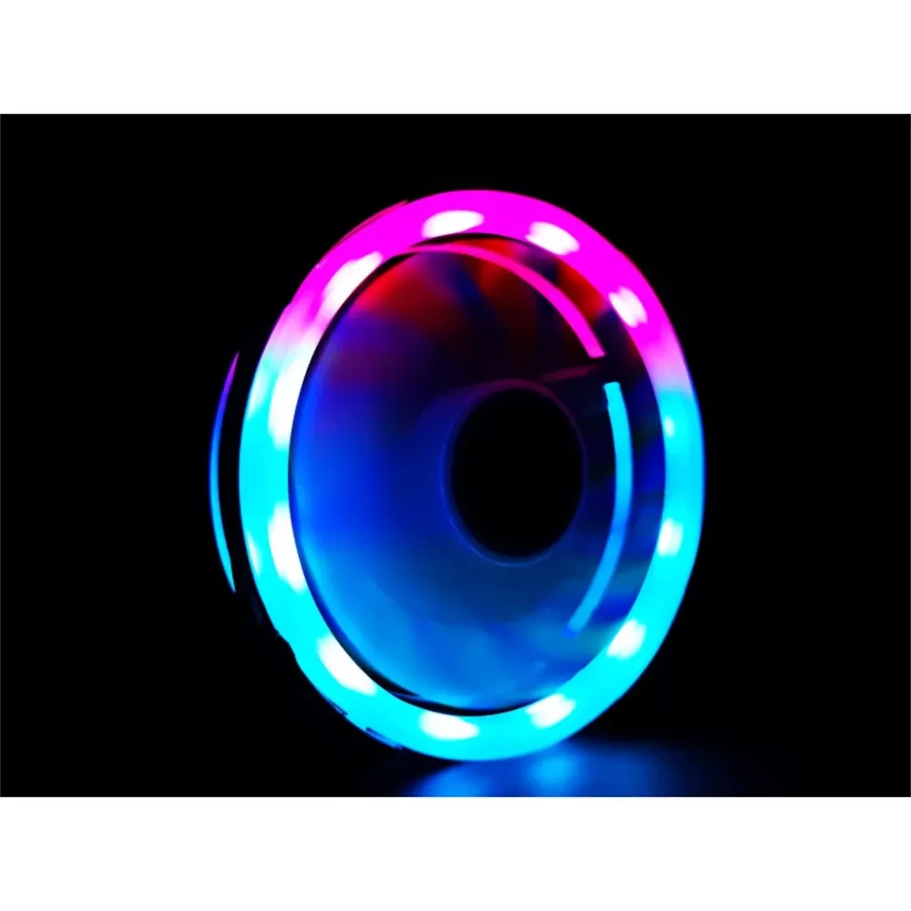 Dual Aperture RGB 12cm With 65 LED Light Cooling cool Computer CPU Radiator Fan Cooling Radiator Ventilador PC Cooler Master