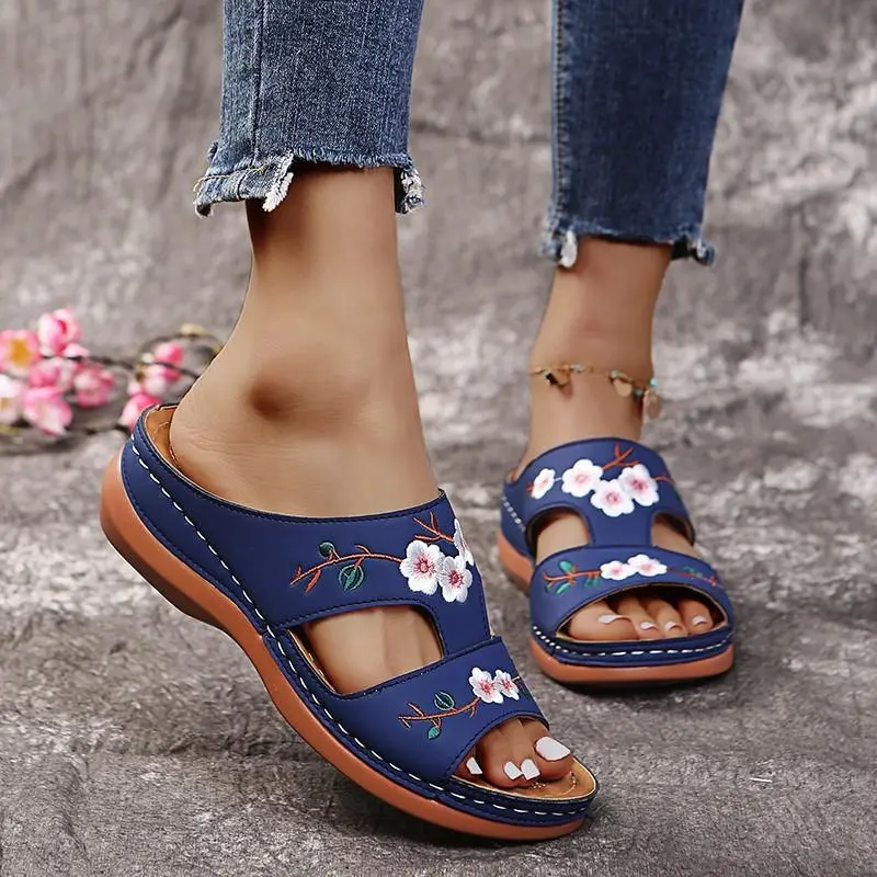 Cilool with Arch Support Anti-Slip wedges Sandals