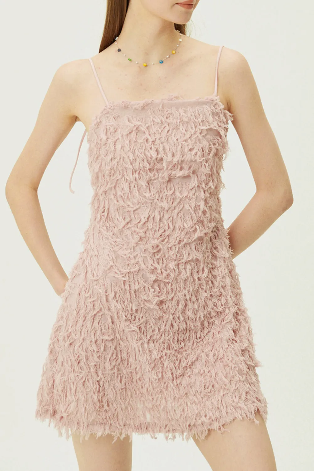 Liane Faux Feather Dress