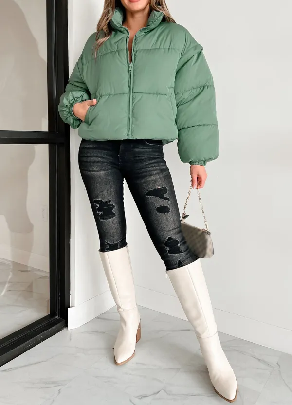 Changing Climate Detachable Sleeve Puffer Jacket