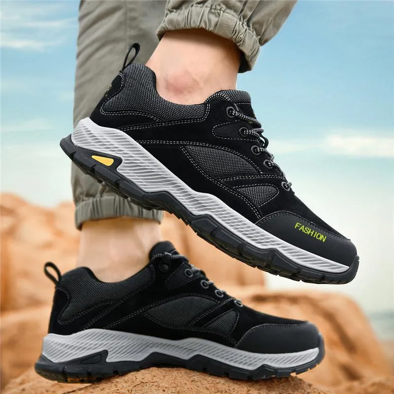 🔥Last Day Promotion 70% OFF 🎁 Men's Casual Leather Good Arch Support & Non-slip Outdoor Breathable Walking Shoes - 2052