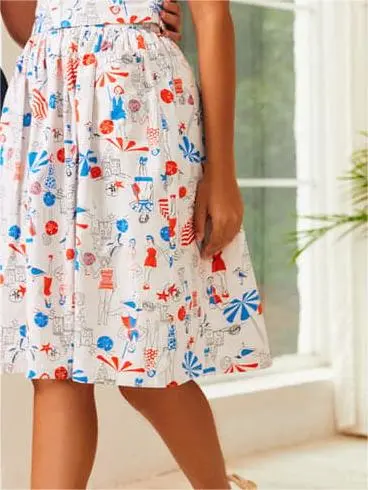 Ocean Breeze Midi Skirt