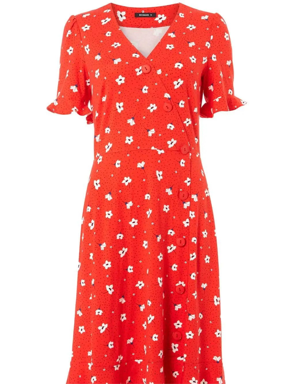 Comfortable resort print dress