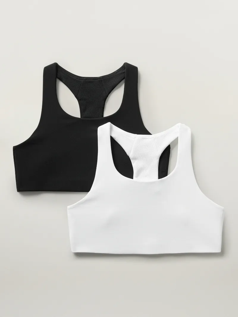 ATHLETA GIRL CLOUD RACERBACK BRA 2-PACK