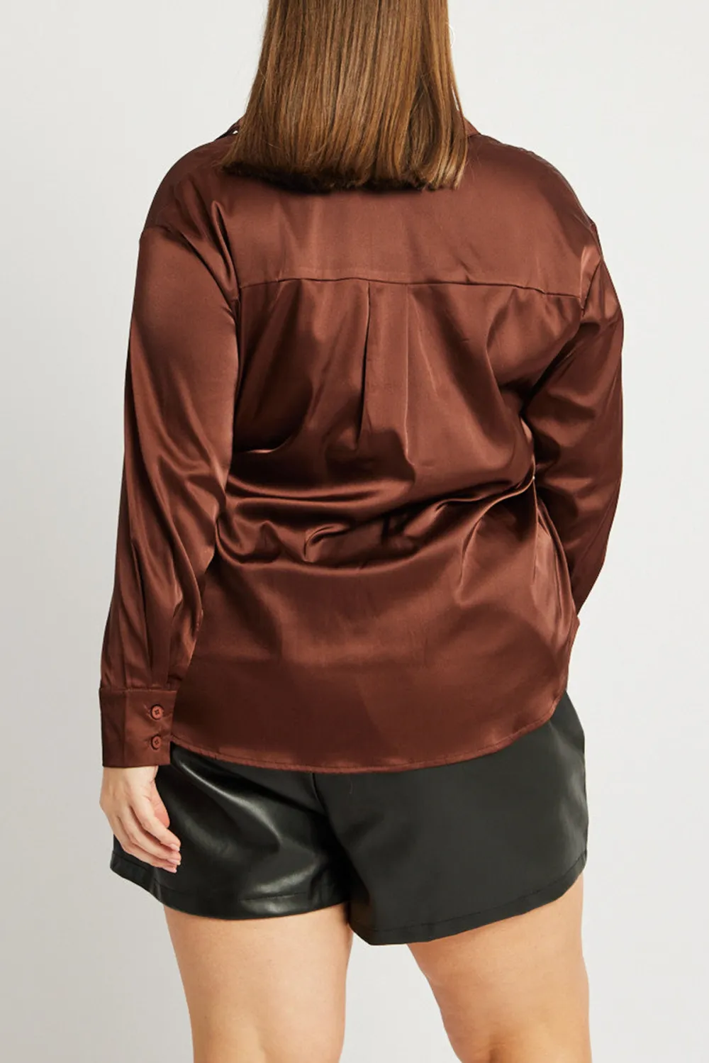 Satin Shirt Long Sleeve