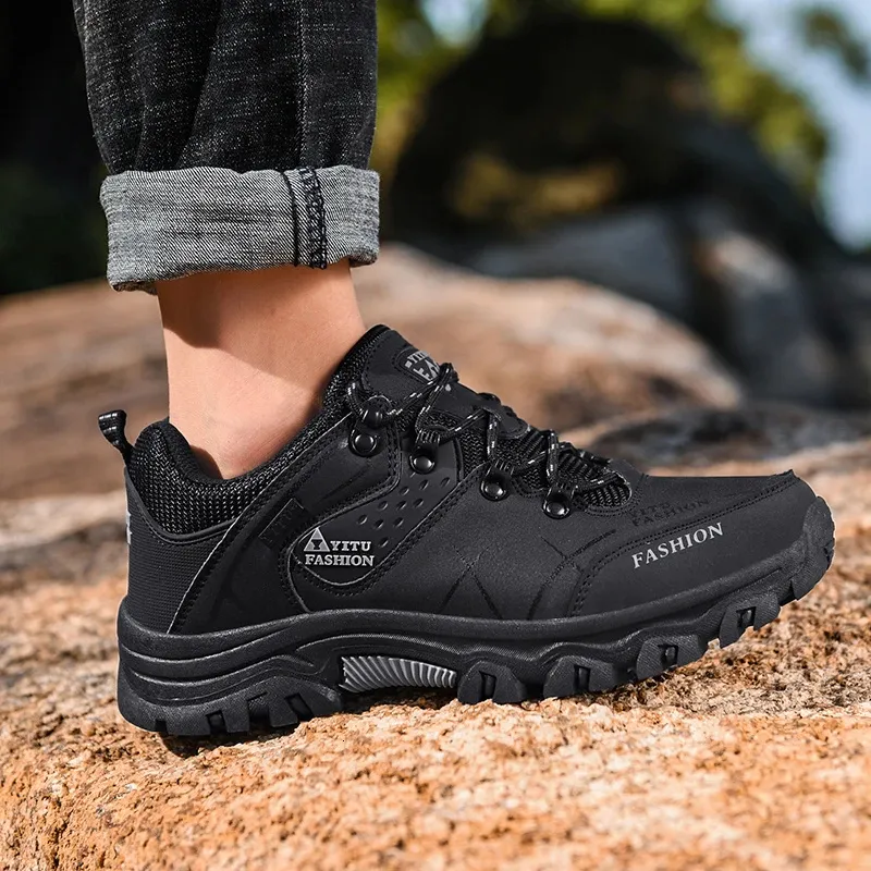 (🔥Authenticity Guaranteed) Men's Waterproof Anti-Slip Anti-Puncture Orthopedic Hiking Shoes Outdoor Shoes