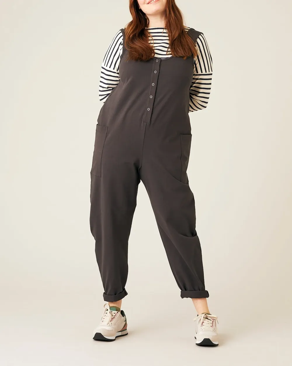 CASUAL STYLE JUMPSUIT - SLATE