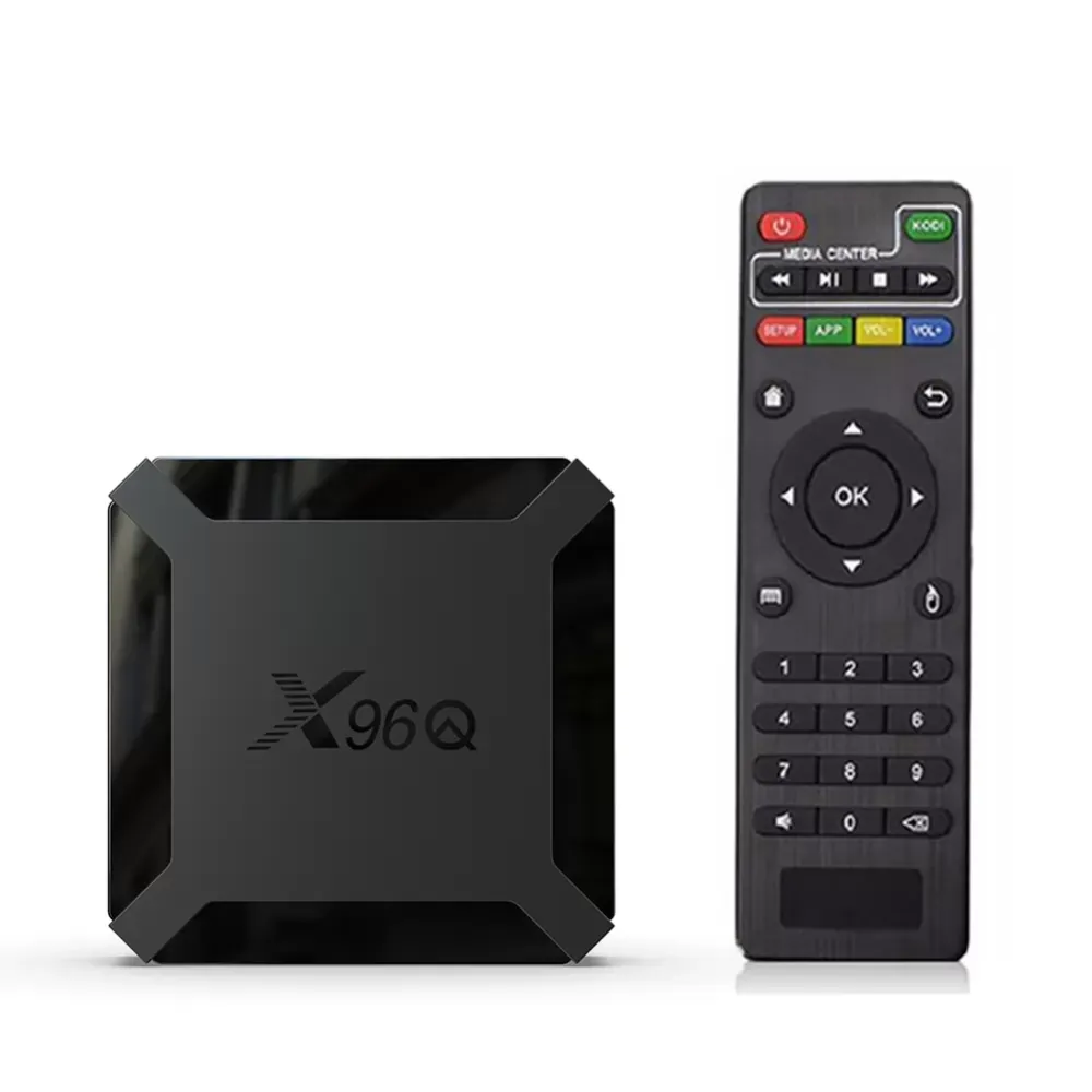 Android 10 X96Q TV Box 2GB 16GB Allwinner H313 Quad Core 4K 2.4G Wifi Netflix Youtube Android 10 Set Top Box Media Player