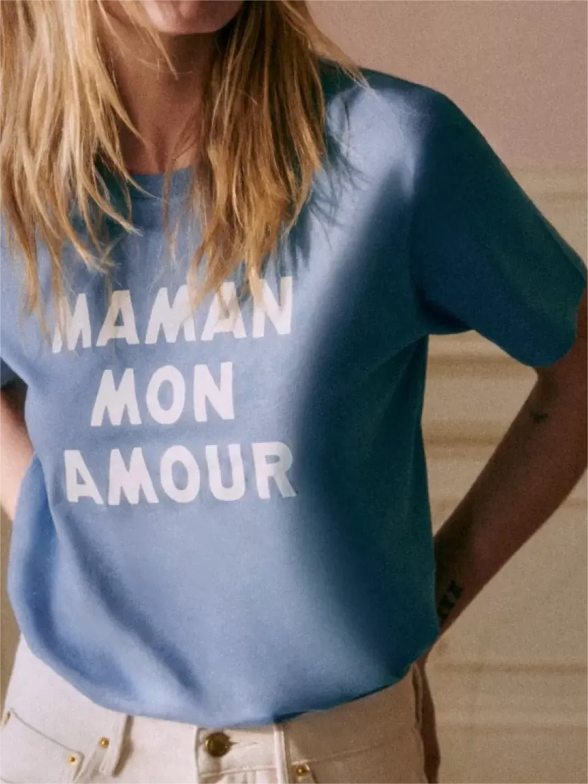 Cheap Maman Mon Amour T-Shirt