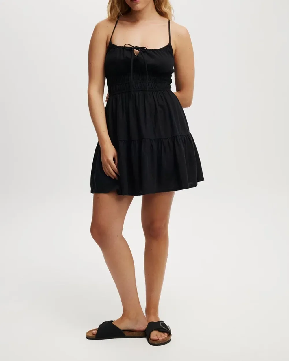 Haven Tiered Mini Dress