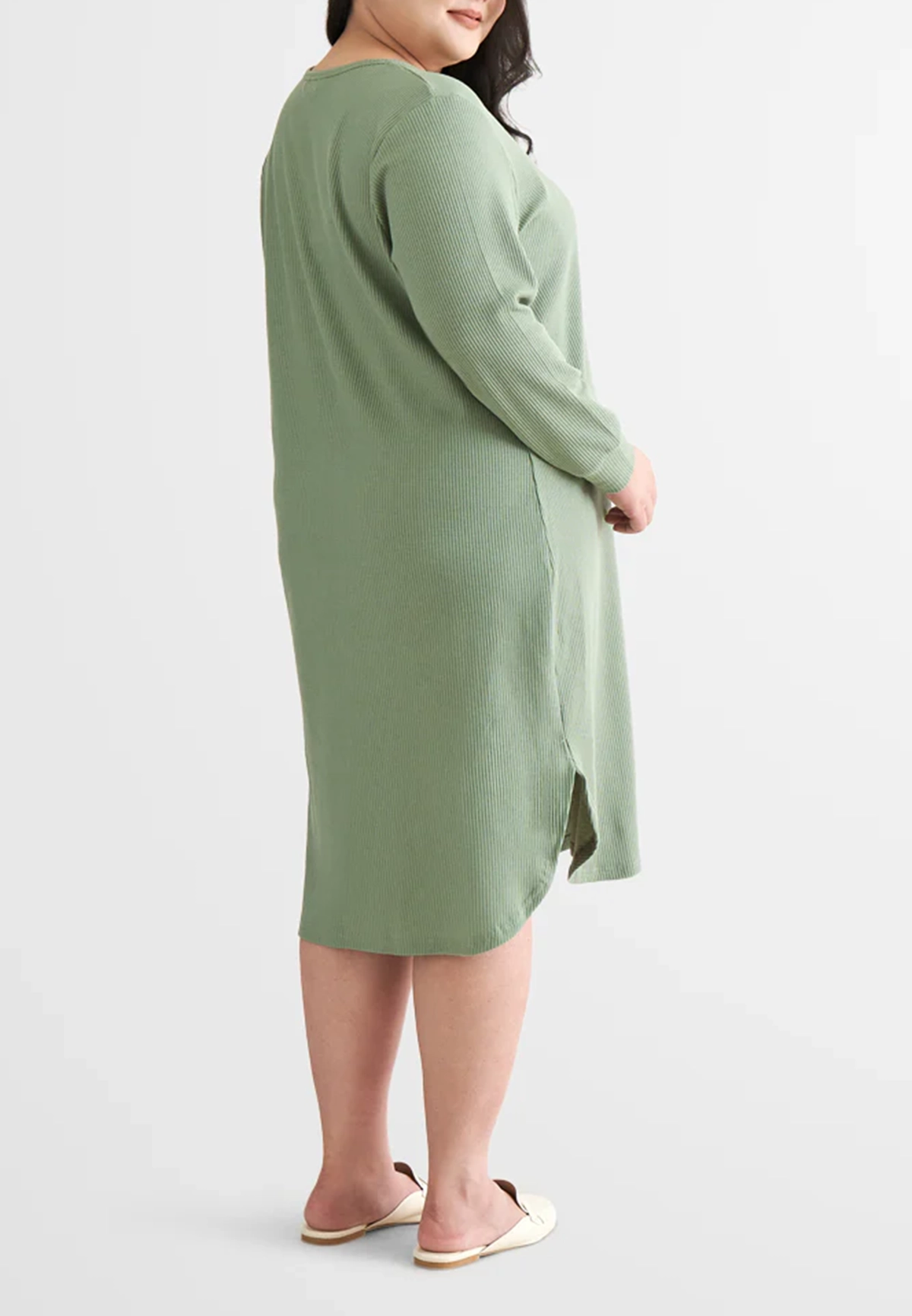 Willow Waffle Long Tunic Dress