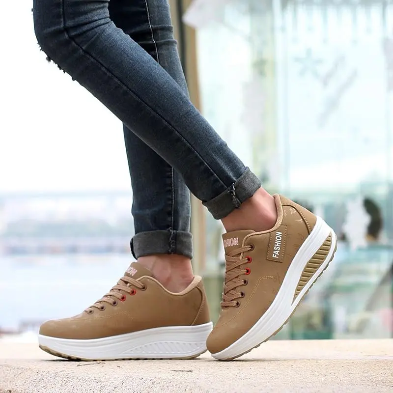 Cilool Thick Bottom Orthopaedic Wedge Sneakers