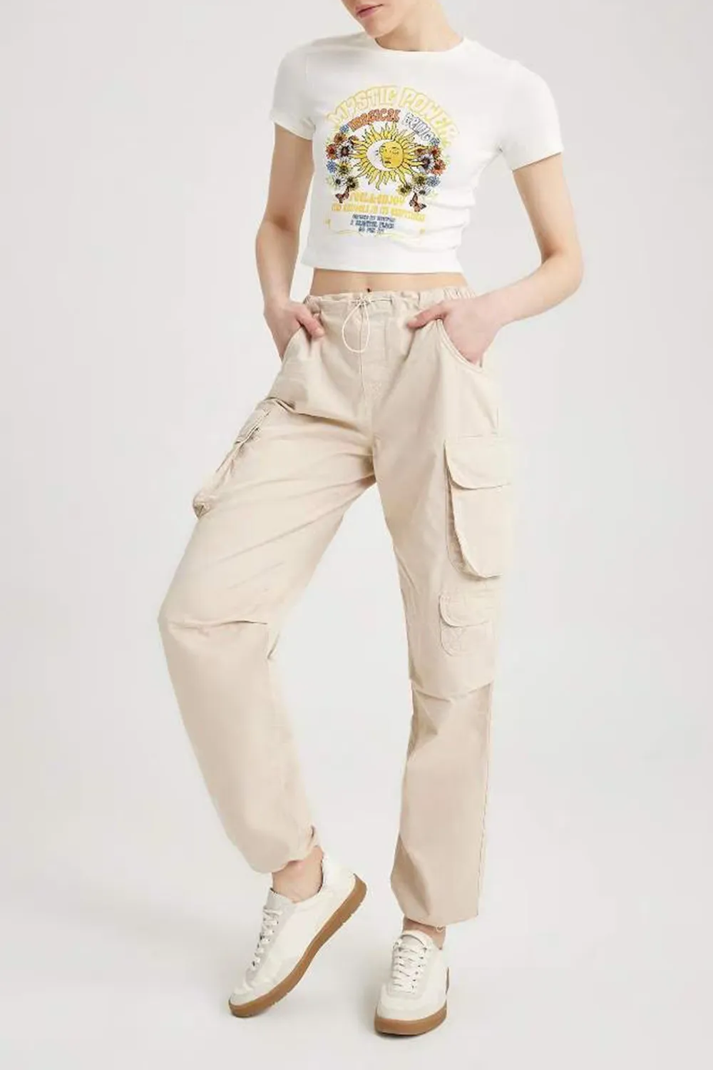 Parachute Poplin Cotton Trousers