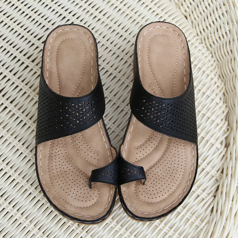 Cilool Comfortable Breathable  Platform Flat Sandals