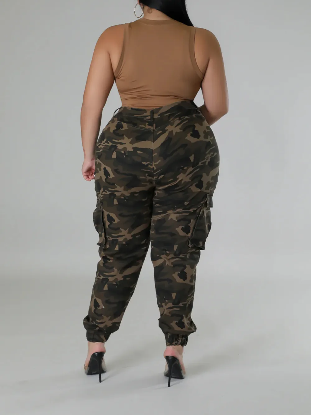 Large Size Fashion Women'S Clothing Style Camouflage Pants