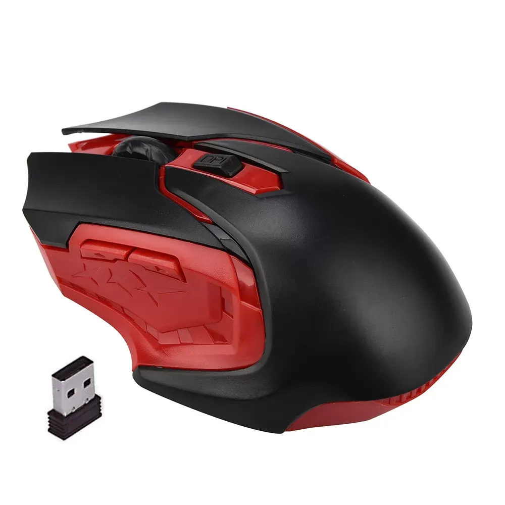 2.4GHz 3200DPI Wireless Optical Gaming Mouse Mice Portable Ergonomic Computer Silent PC Laptop Accessories