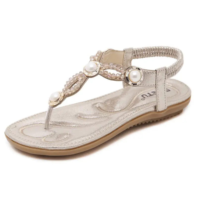 Cilool Elegant FashionCasual  Rhinestone  Sandals