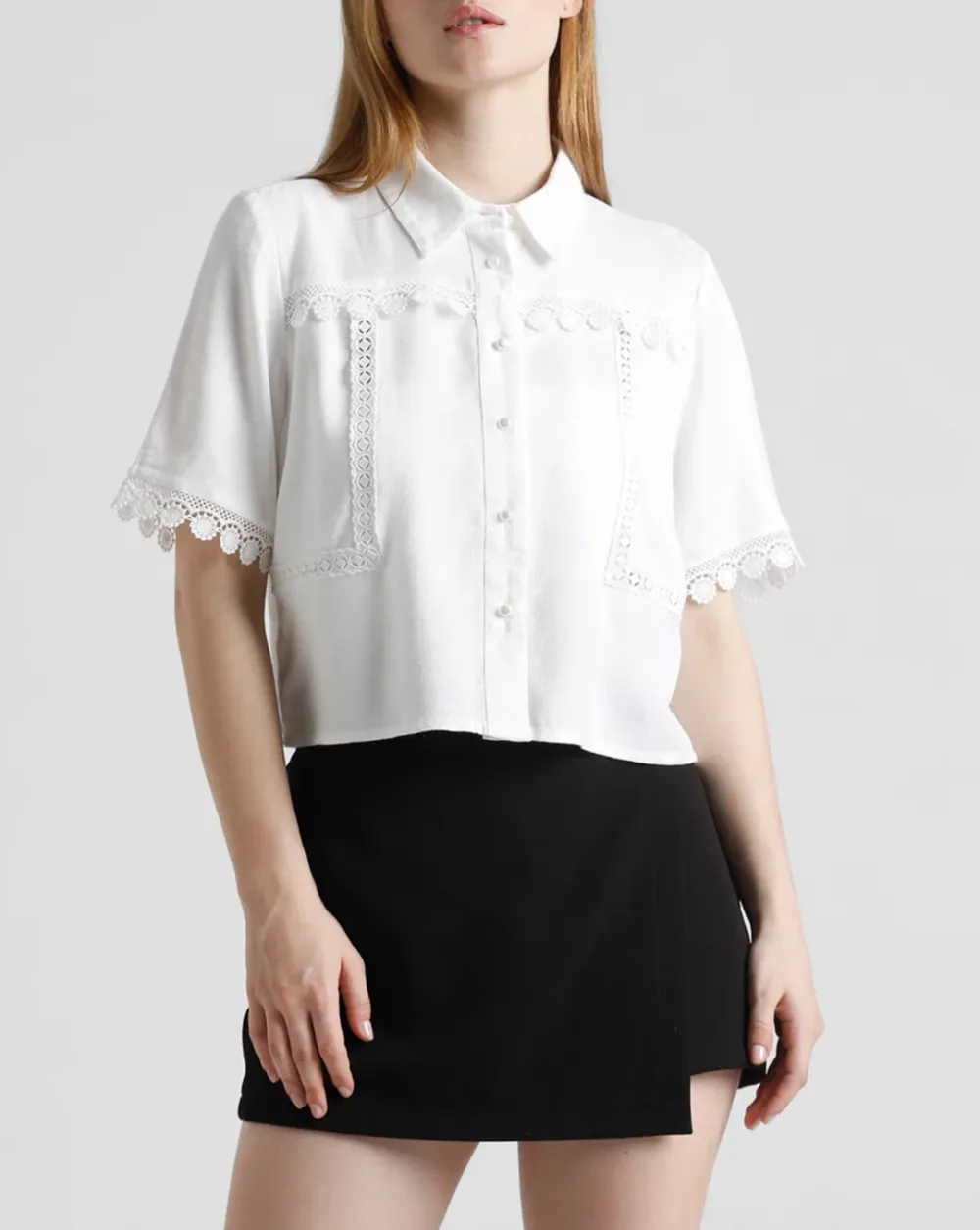 White Lace Shirt