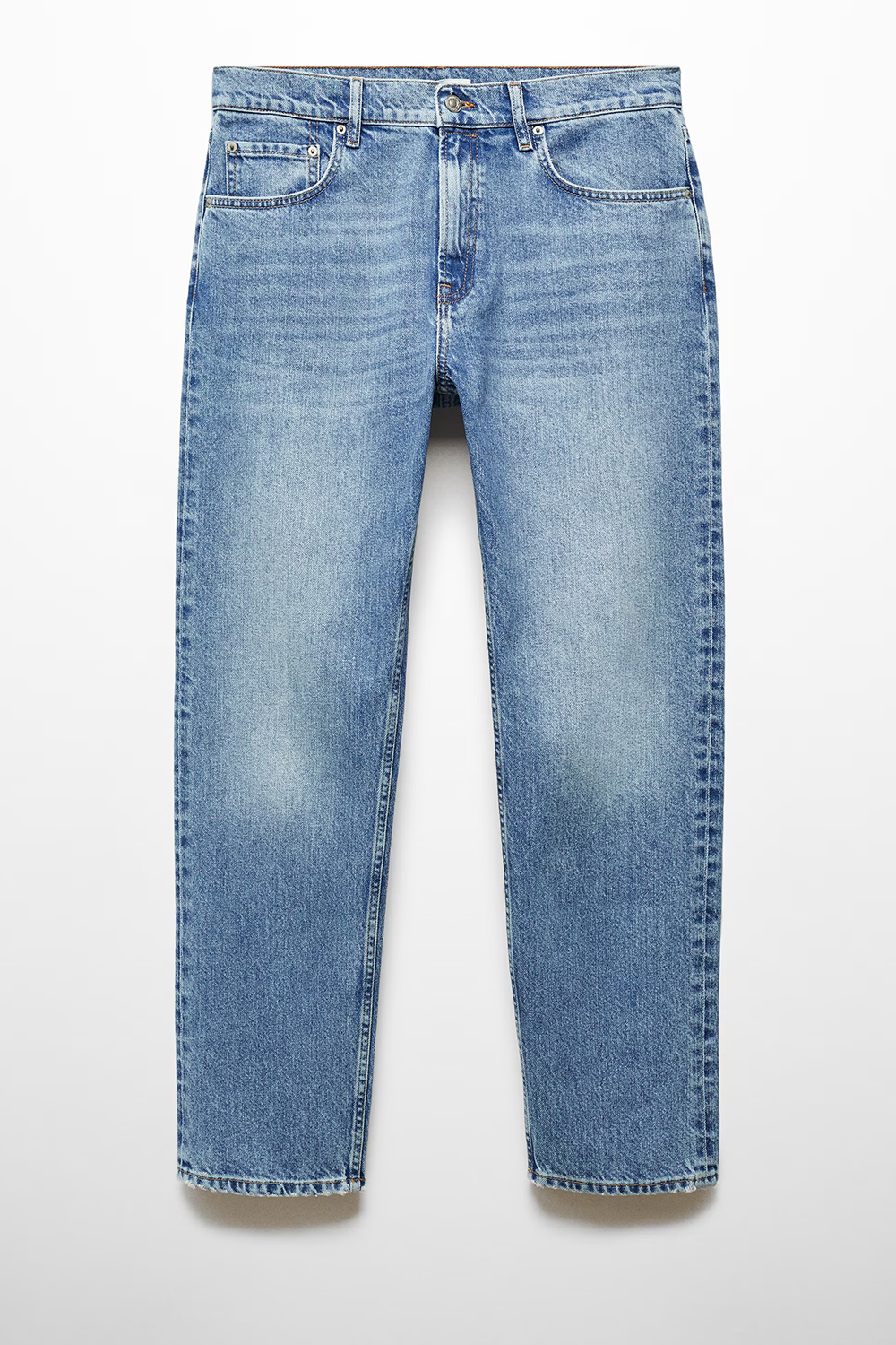 Regular fit dark wash jeans