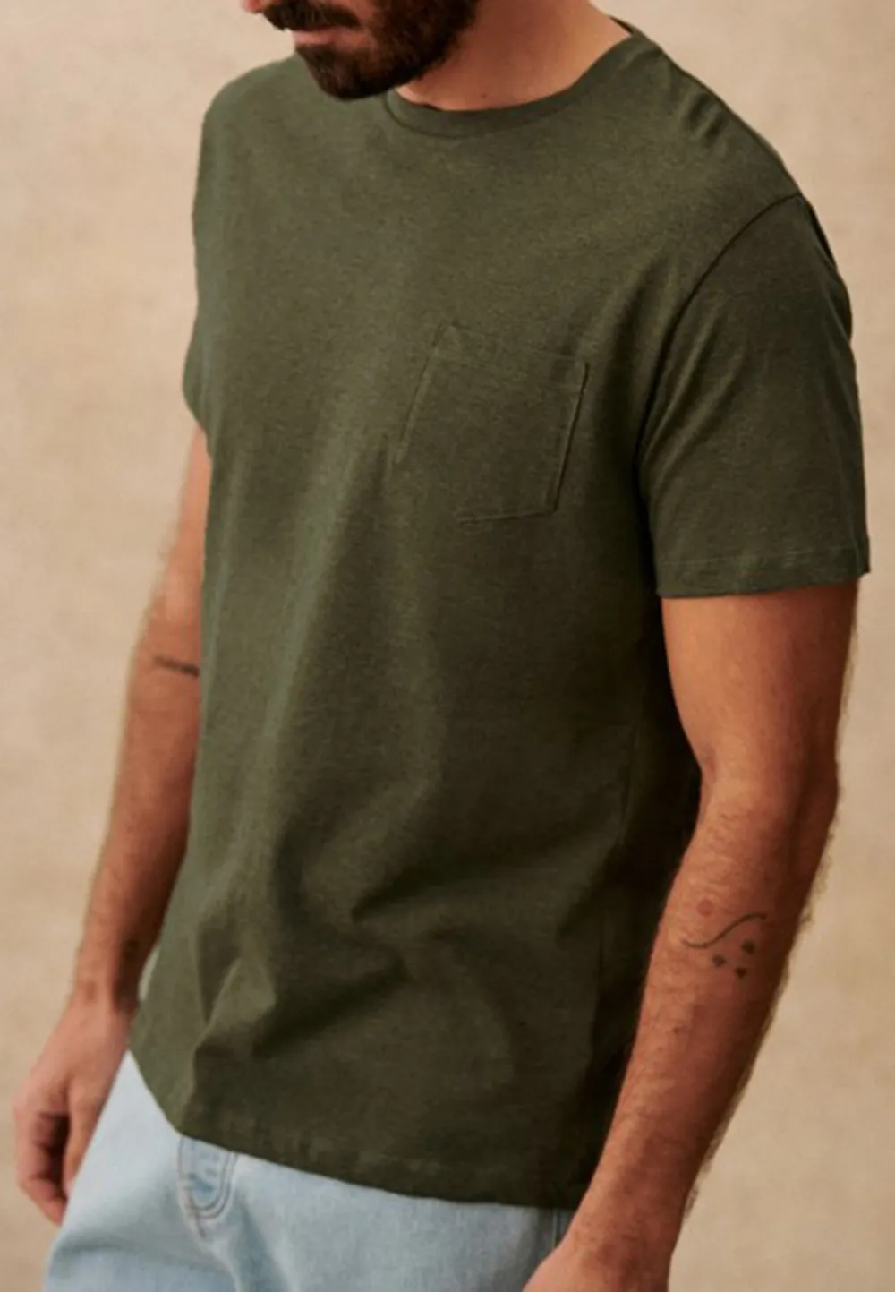 Sonny T-Shirt-Mottled Khaki