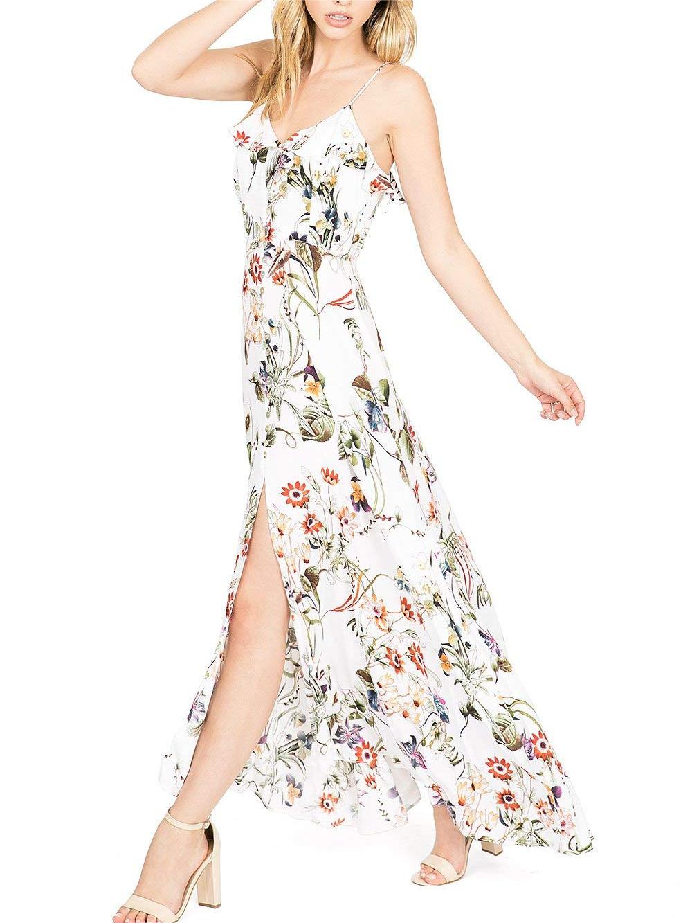 Sunlit Floral Maxi Dress