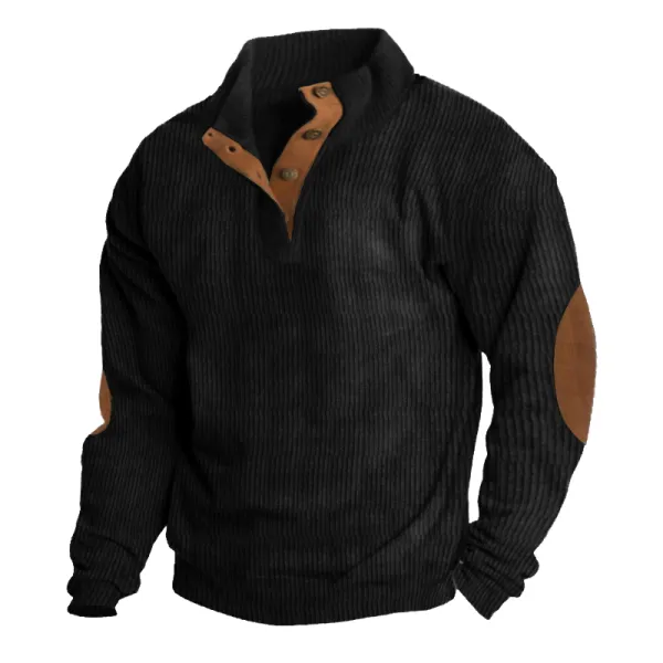 Men's  Long Sleeve Cashmere Sweatshirt