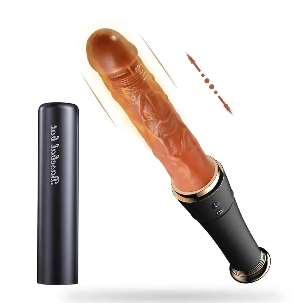 Baseball - Automatic Telescopic Dildo With Tongue Licking And Heating Function