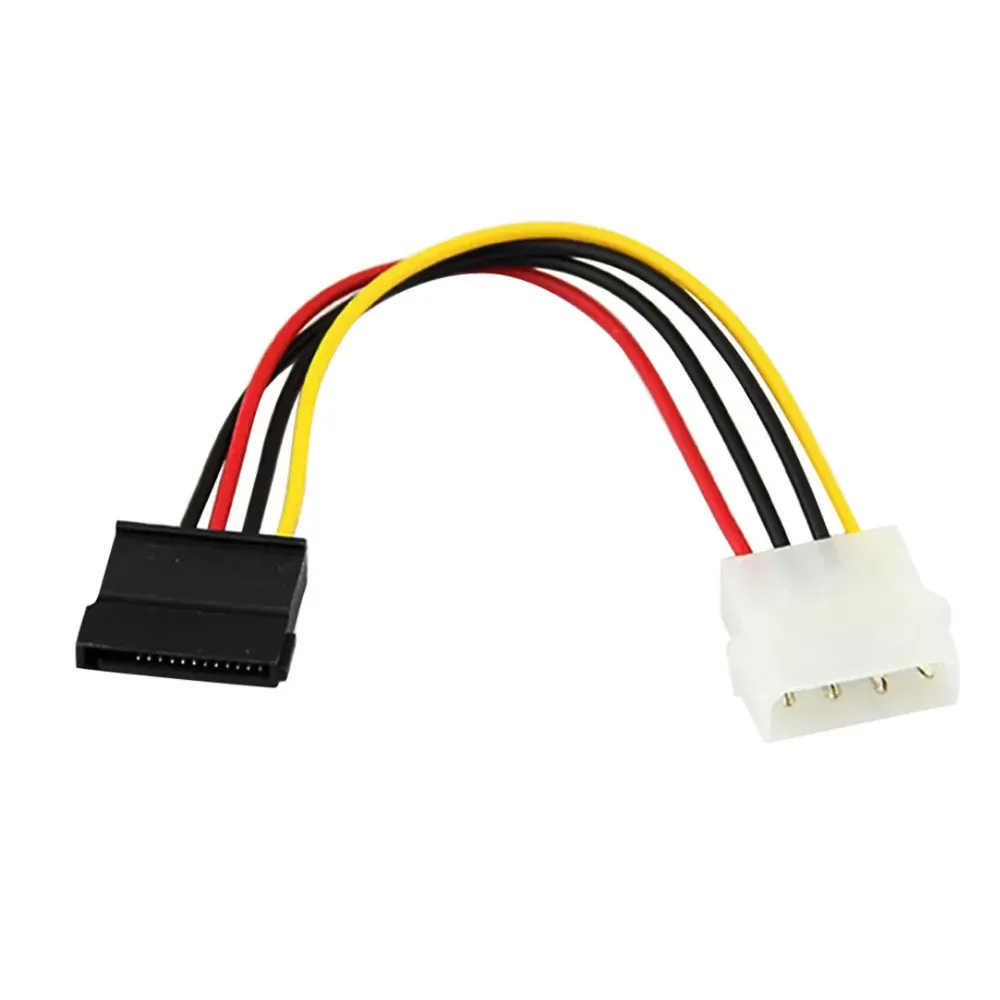 18cm USB2.0 IDE to Serial ATA SATA HDD Hard Drive Power Adapter Cable Cord 4 Pin IDE to 15 Pin SATA