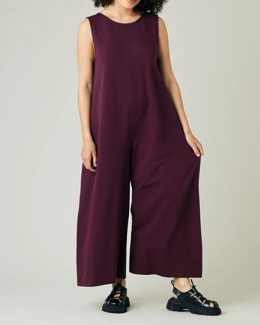 SUMMER WINE COTTON JERSEY JUMPSUIT