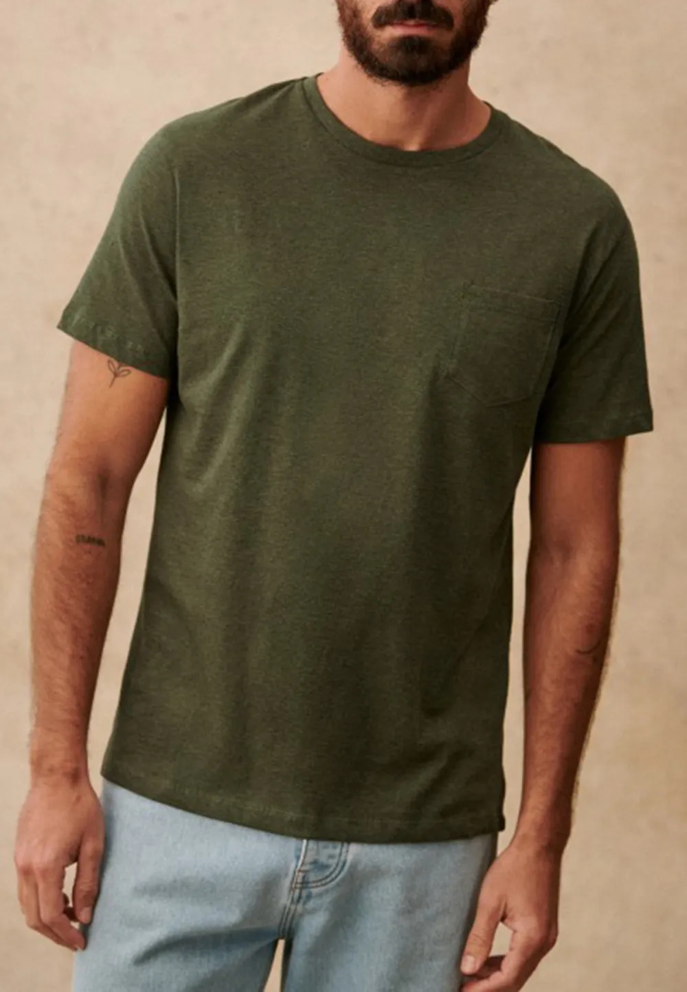 Sonny T-Shirt-Mottled Khaki