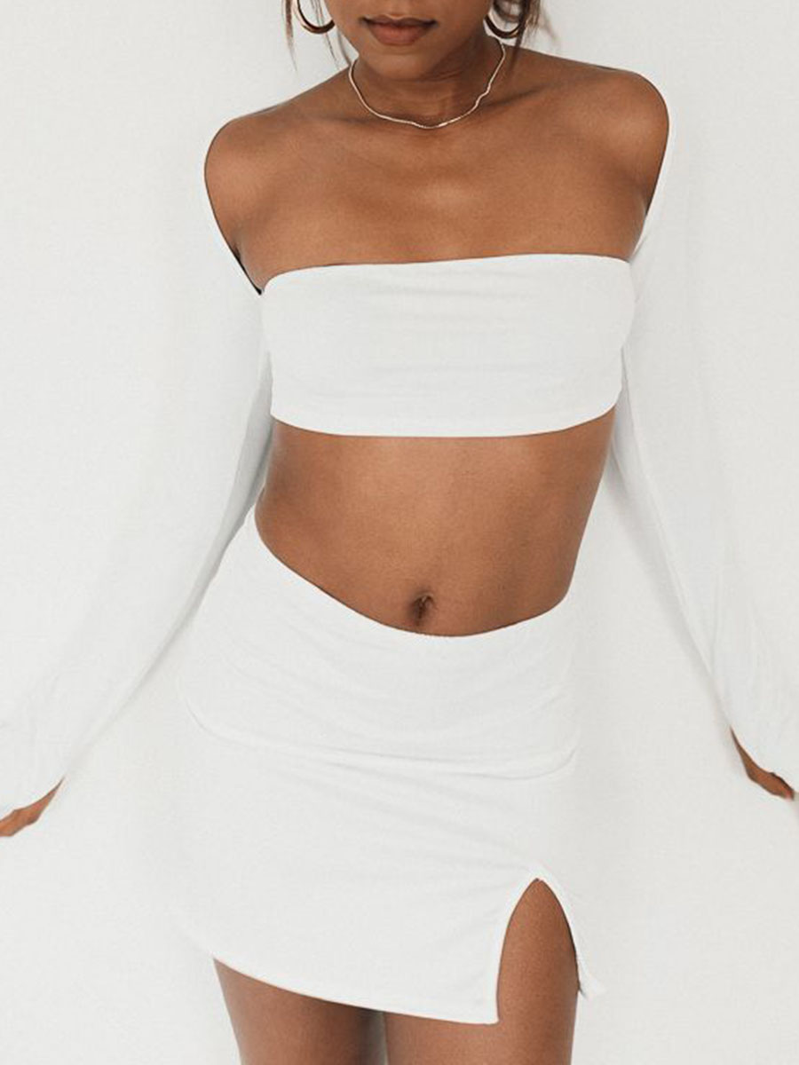 White Two Piece Sets