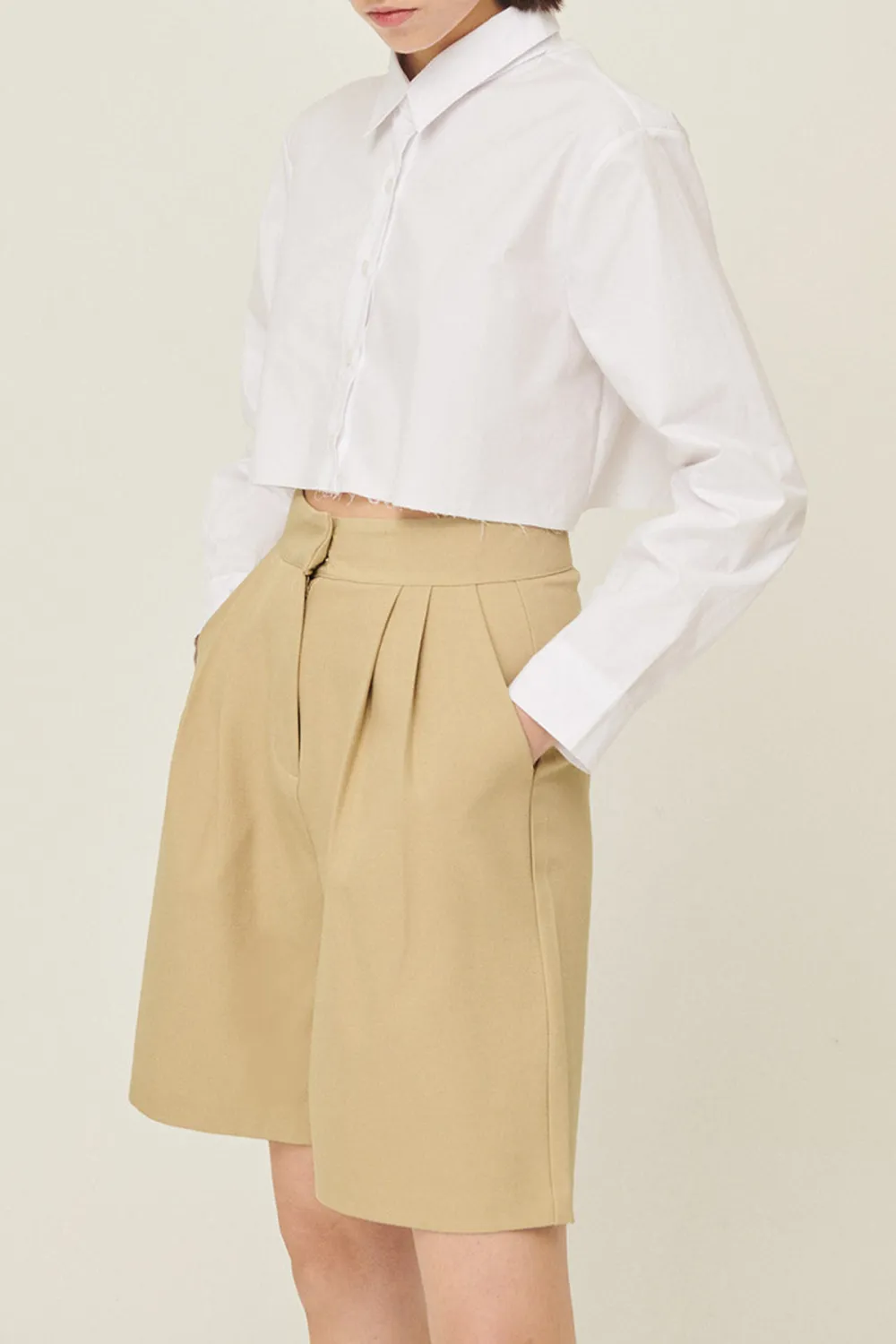 Suzan Frayed Hem Shirt