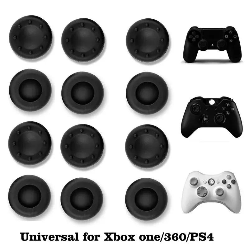 Universal Thumbstick Grips PS4 Thumb Grip Ana-log Stick Covers Joystick Controller Cap Silicone Precision Rubber for PS4 Xbox ONE Xbox 360 PS3 PS2 Pro