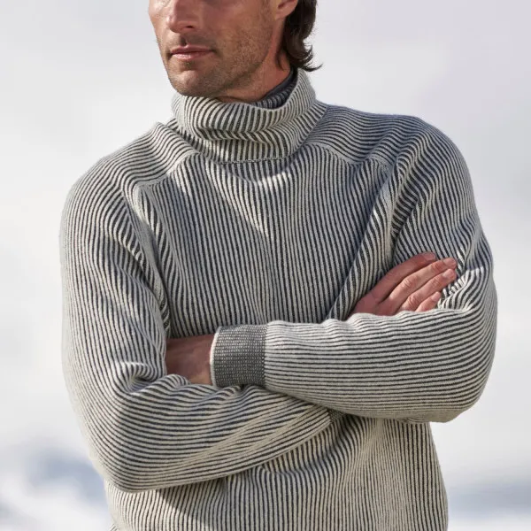 Men's Cashmere Turtleneck Sweater