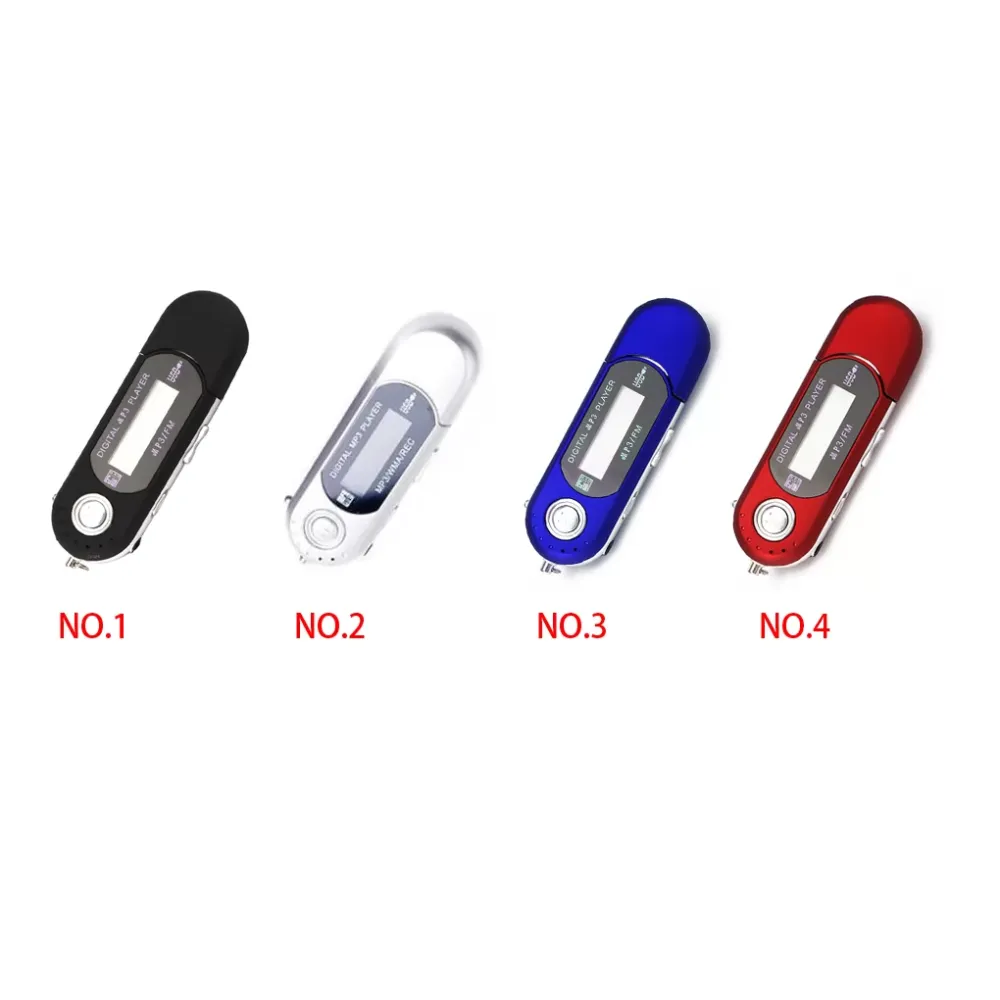 Portable Mini USB Flash LCD Digital MP3 Player Support Flash 32GB TF Card Slot Music Player FM Radio