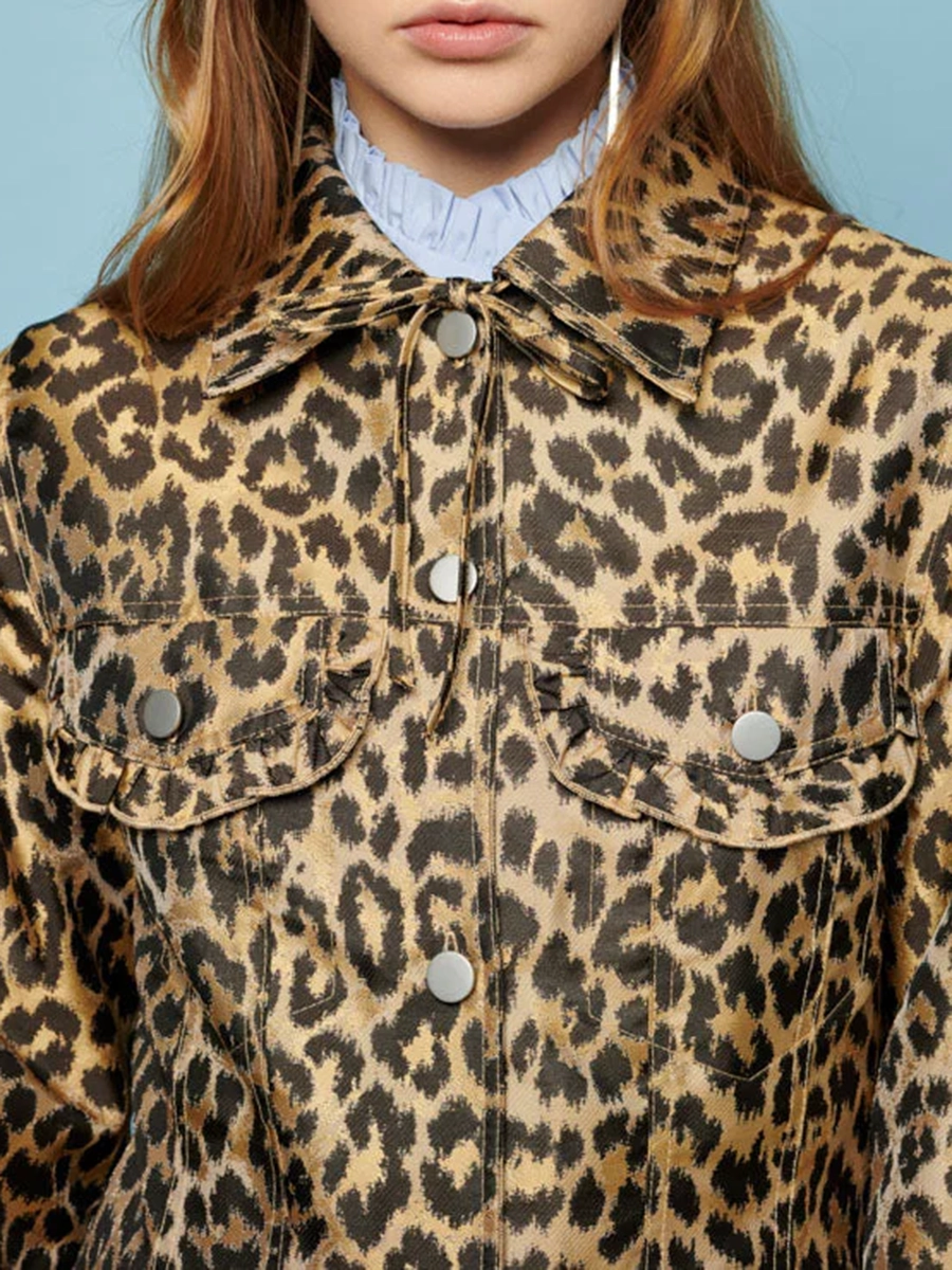 Lola Leopard Jacquard Jacket