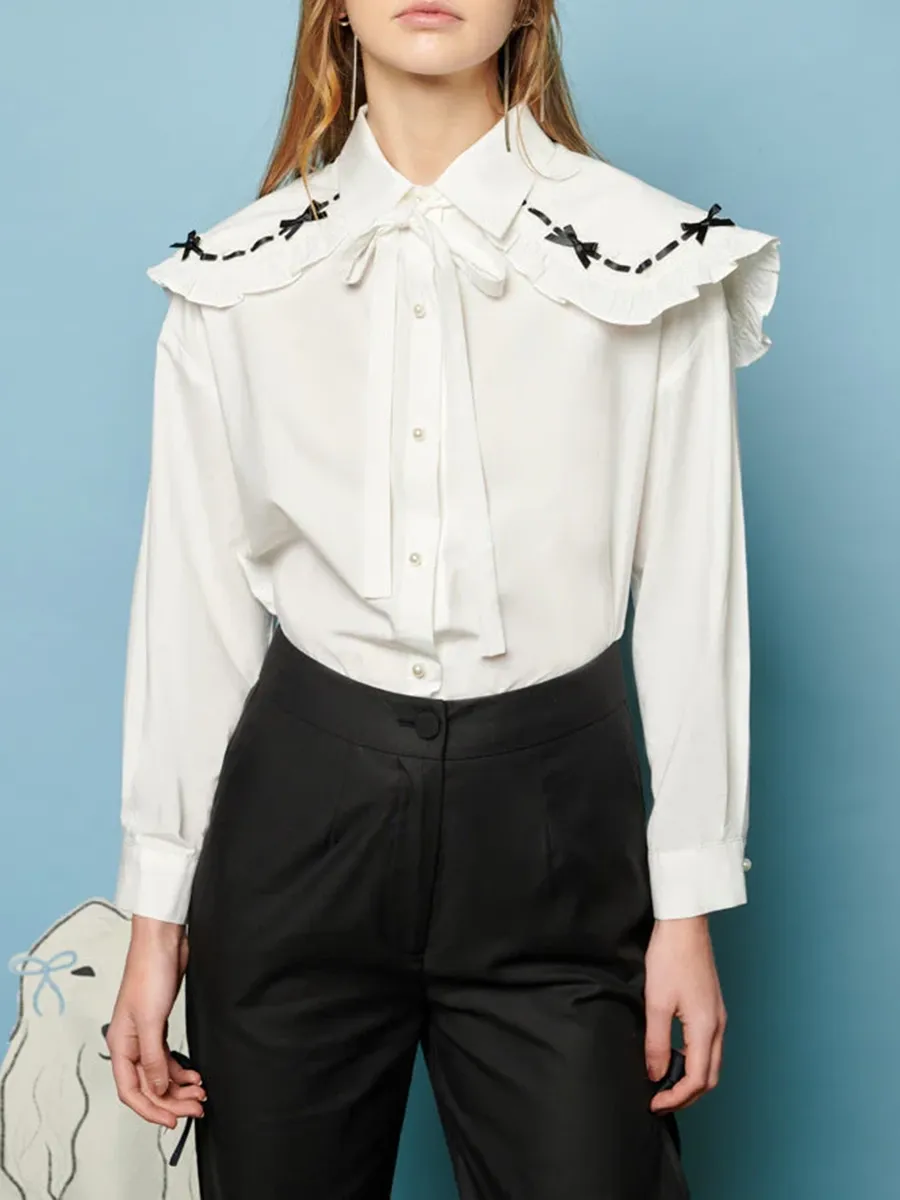 Bonnie Bow Collar Shirt