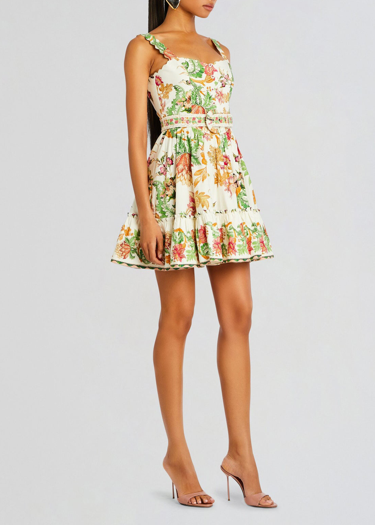 Pahi Short Dress With Belt