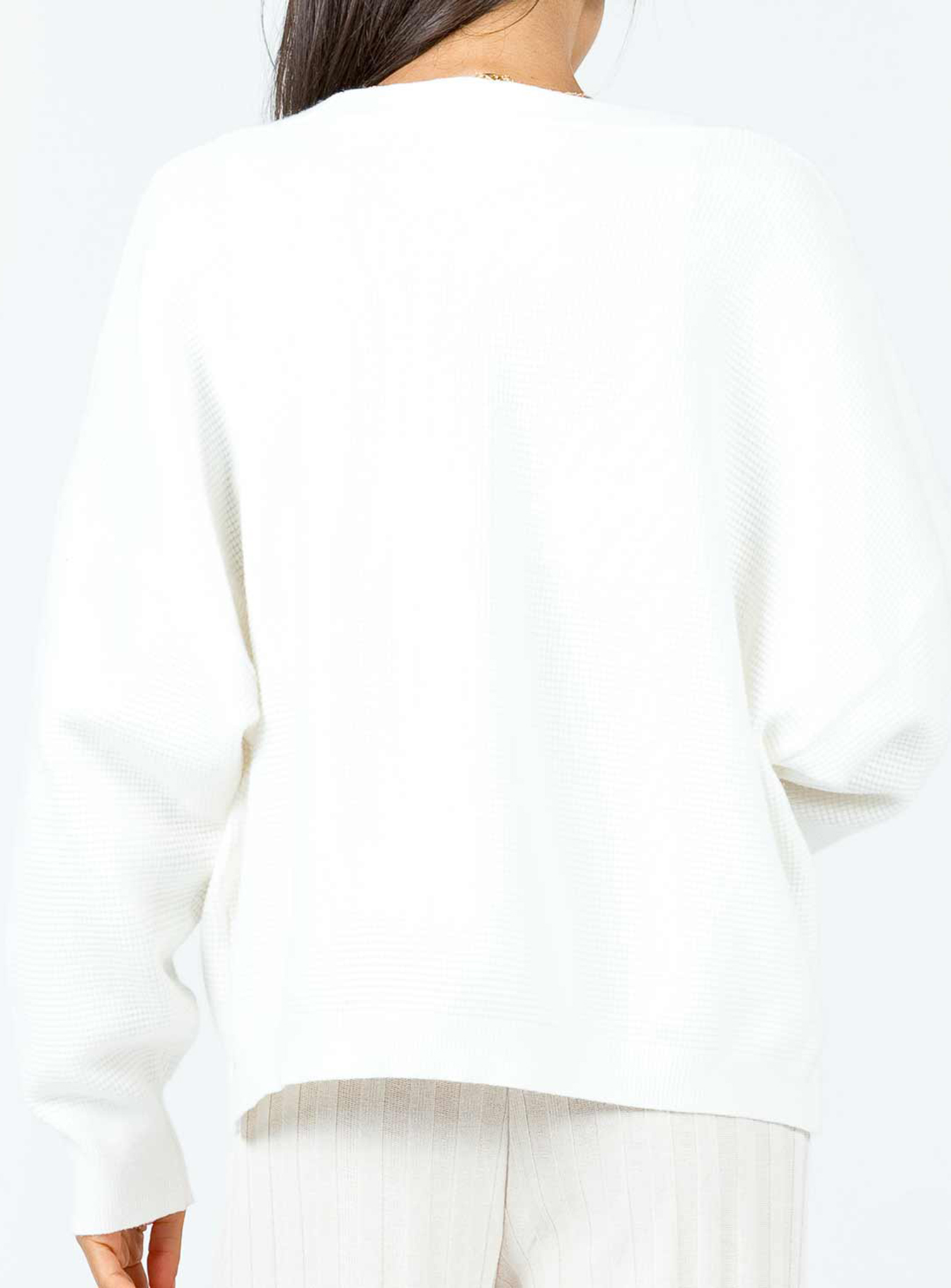 Theo Cardigan White