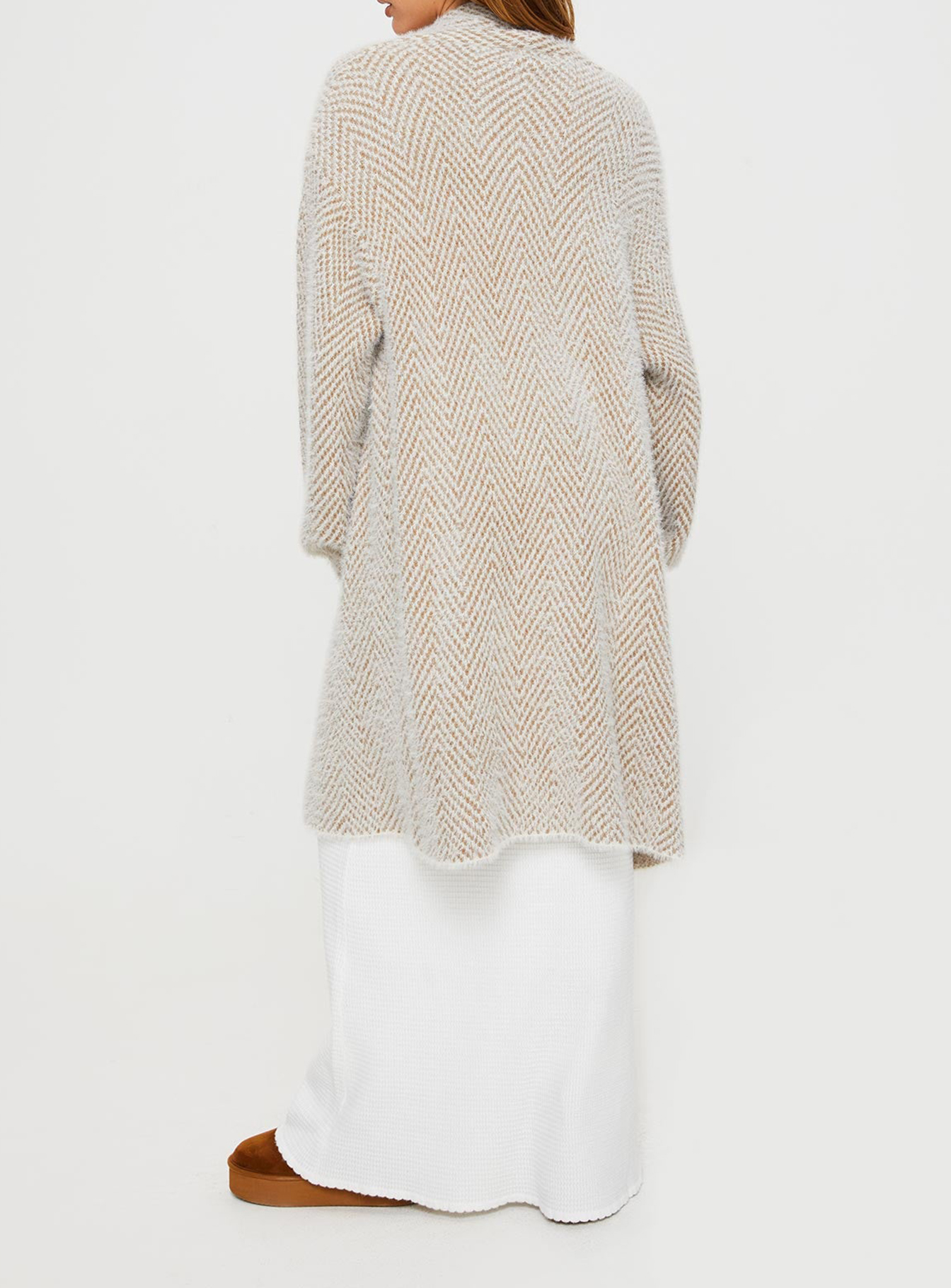 Tremmy Textured Cardigan Natural