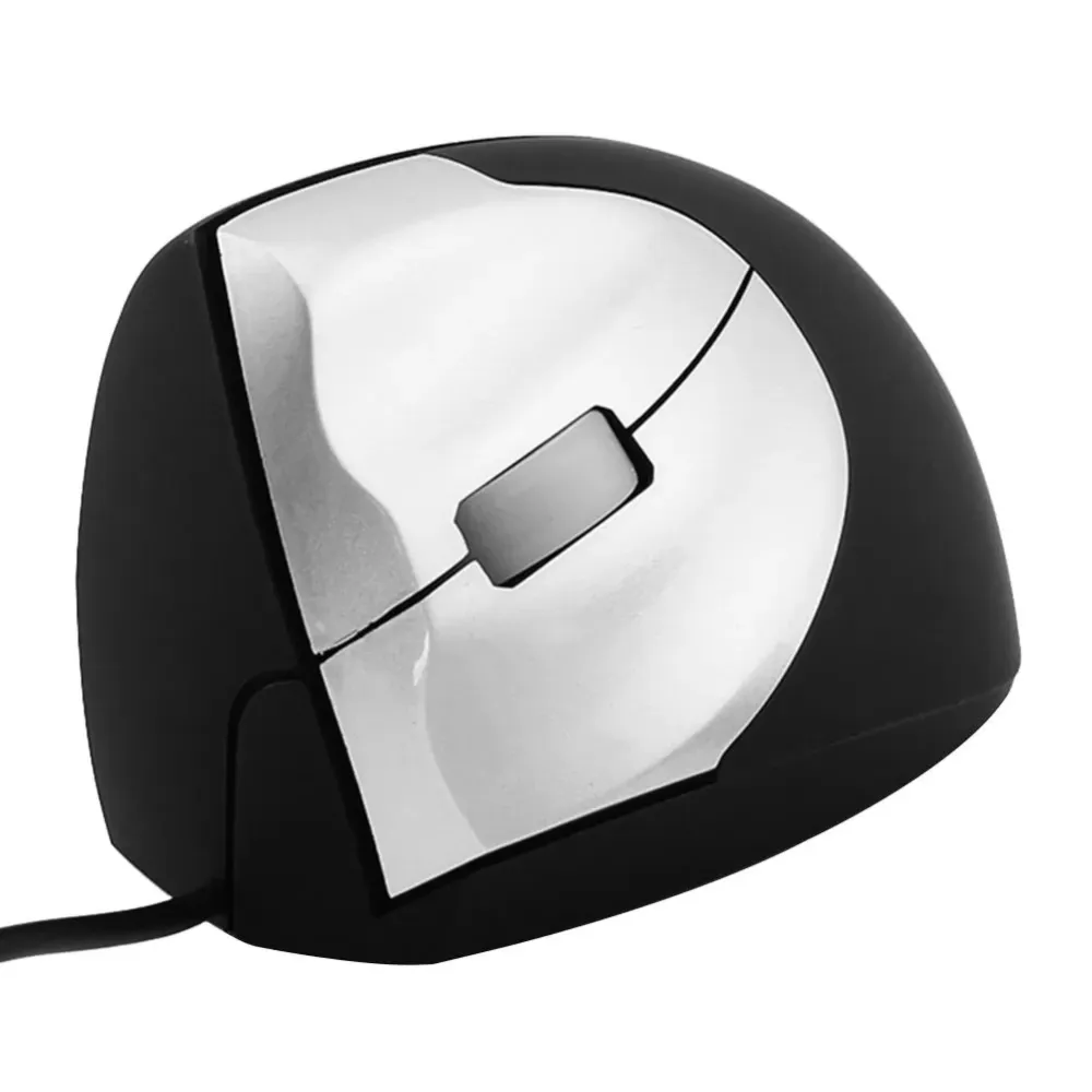 Durable Wired Mouse Classic Delicate 3 Buttons USB Wired 1000 DPI Optical Vertical Office Mouse for Desktop Laptop