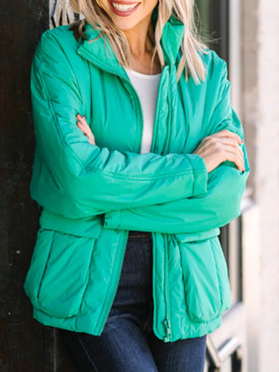 Green Puffer Jacket