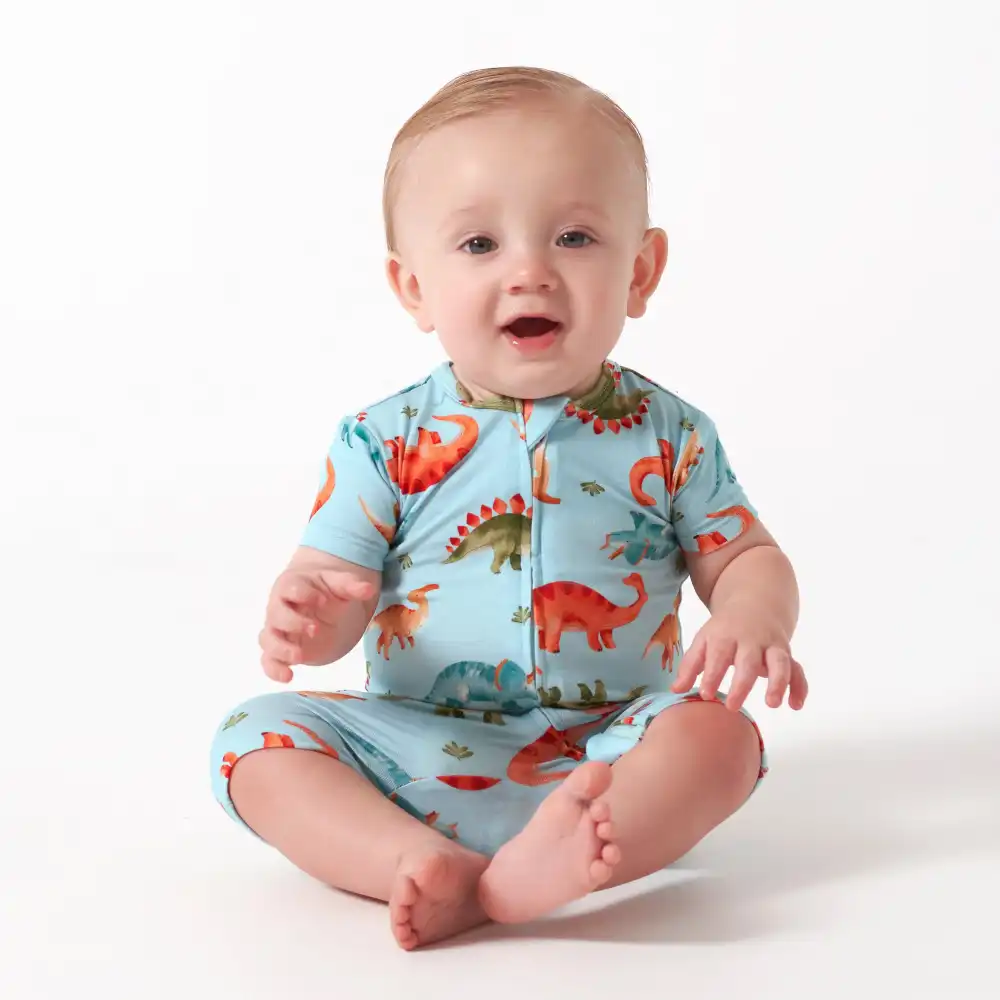 Baby Snugosaurous Buttery Soft Viscose Made from Eucalyptus Snug Fit Romper