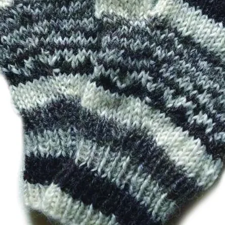 nordic knit wool gloves