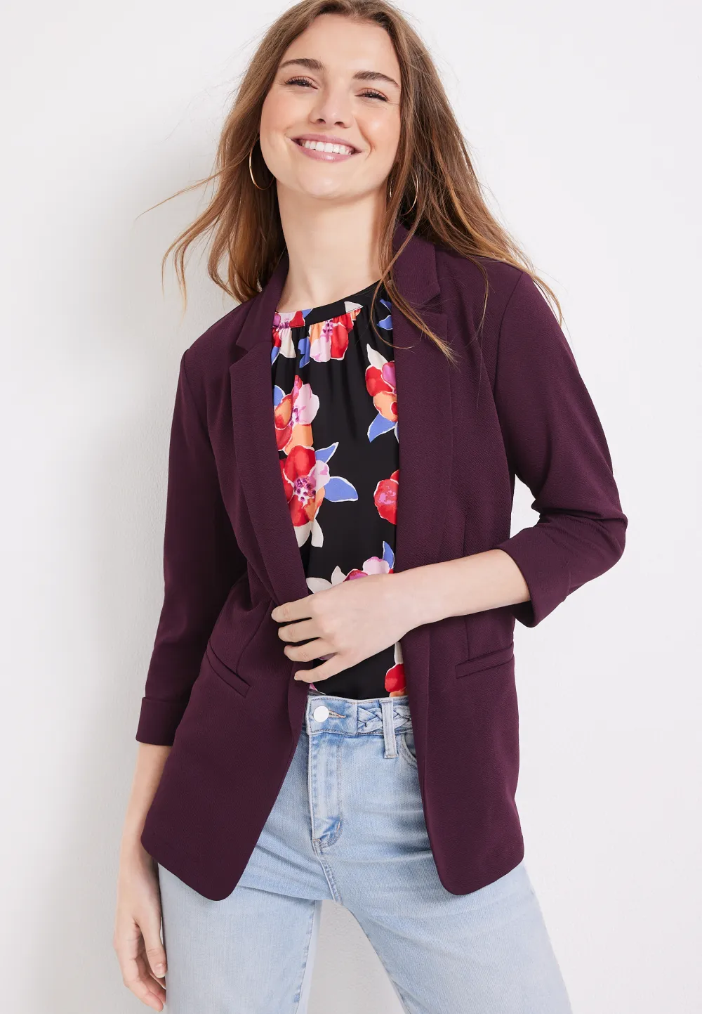 Versa Open Front Blazer