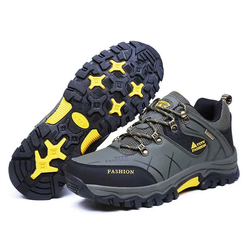 (🔥Authenticity Guaranteed) Men's Waterproof Anti-Slip Anti-Puncture Orthopedic Hiking Shoes Outdoor Shoes