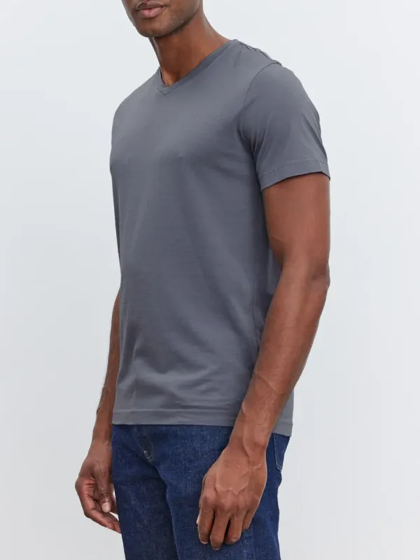 Men'S Fashion Cotton V-Neck T-Shirt