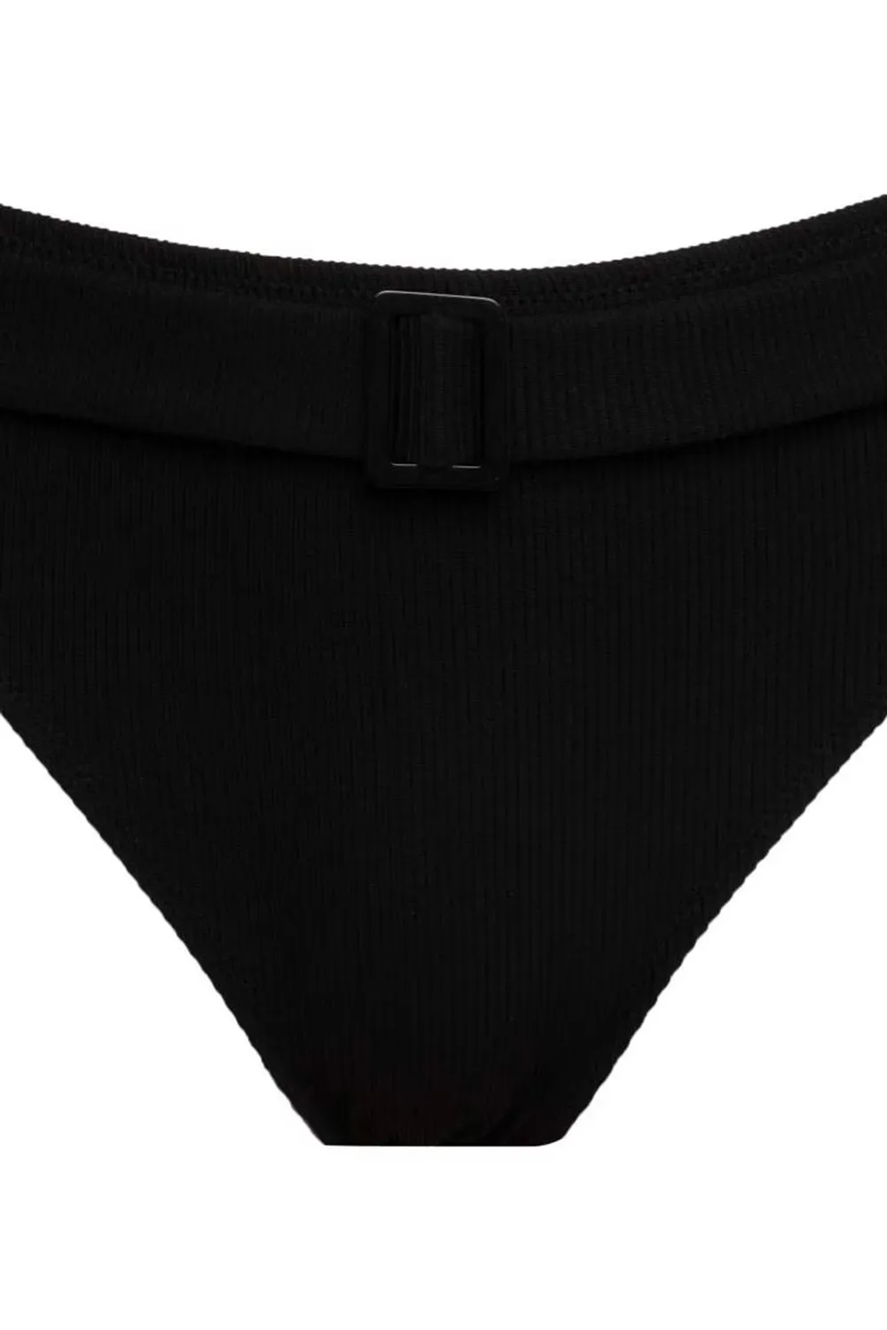 Regular Fit Square Buckle Bikini Bottom