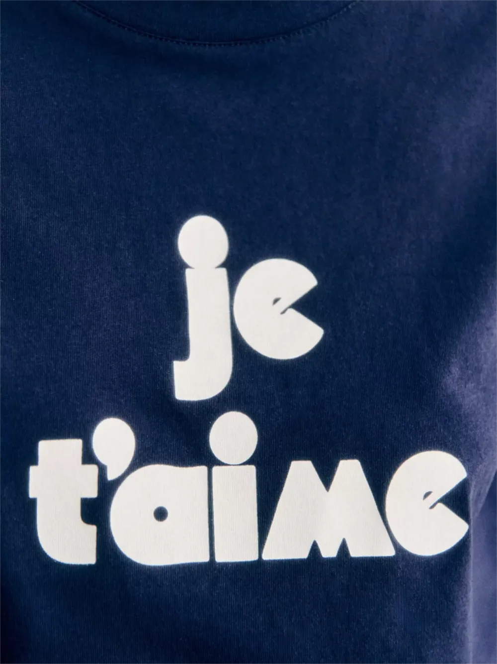 Cheap Je T'aime  T-Shirt-Blue