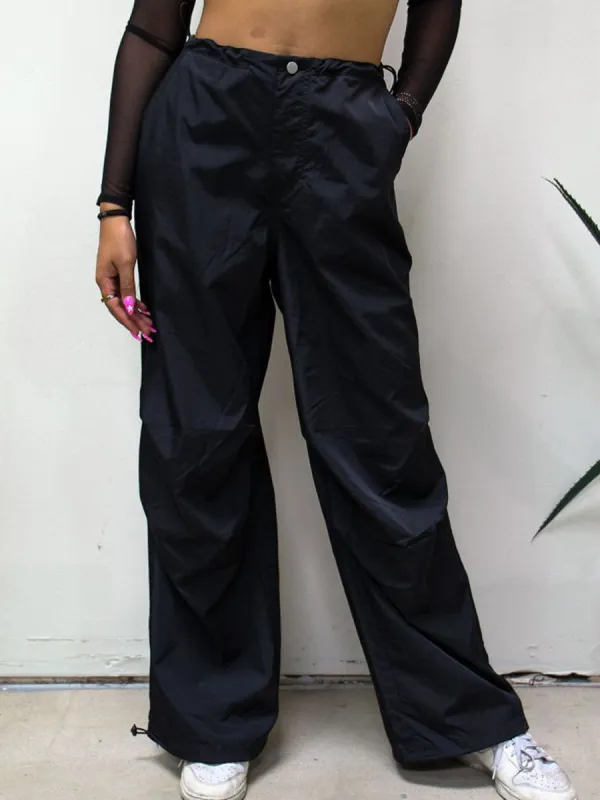 High Waist Parachute Pants